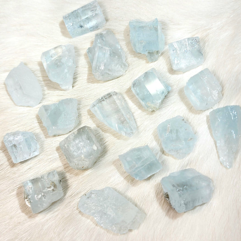 Aquamarine Crystals, 1"