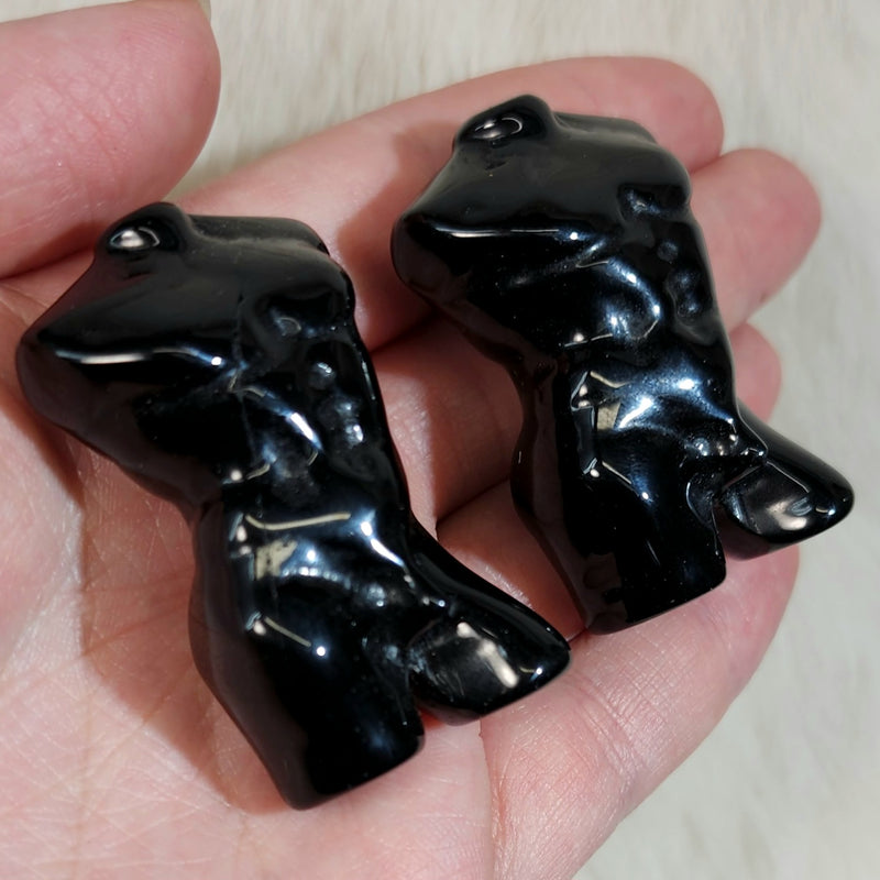 Obsidian, Carved Masculine Body (2")
