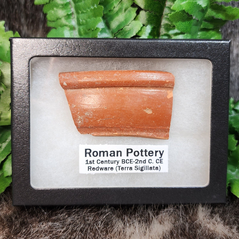 Ancient Roman Redware Pottery Sherd A