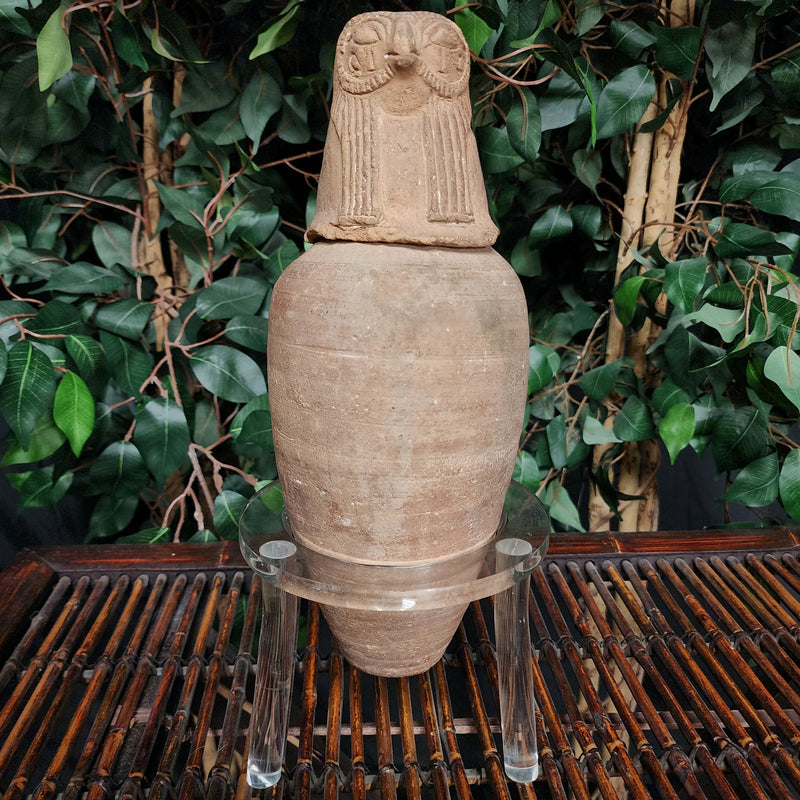 Ancient Egyptian Canopic Jar (Qebehsenuef)