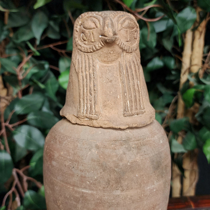 Ancient Egyptian Canopic Jar (Qebehsenuef)