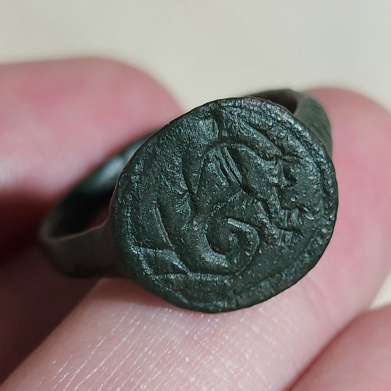 Ancient Roman Merman Ring