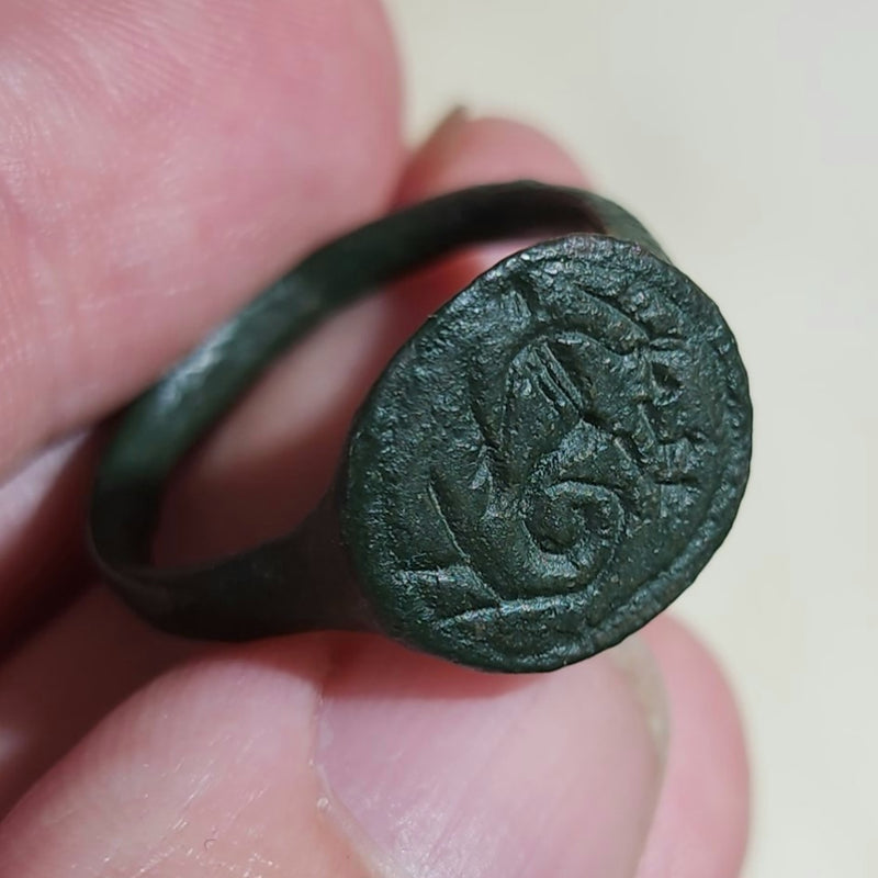 Ancient Roman Merman Ring