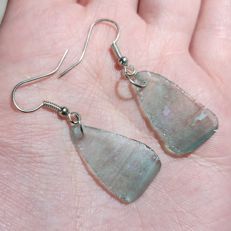 Ancient Roman Glass Earrings, Style B