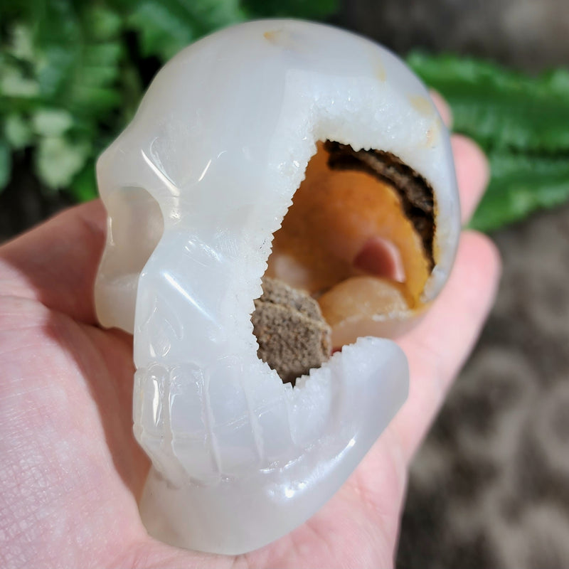 Geode Human Skull, E (2.4")