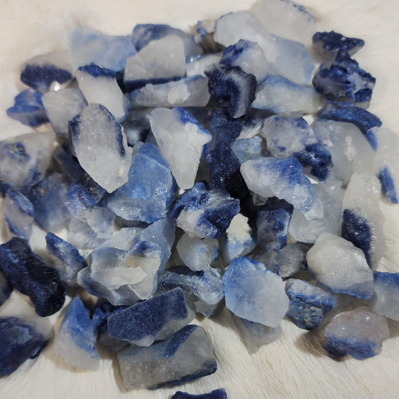 Blue Quartz Crystal, Rough (Dumortierite)