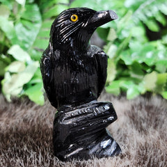 Onyx Carved Crow, B Grade