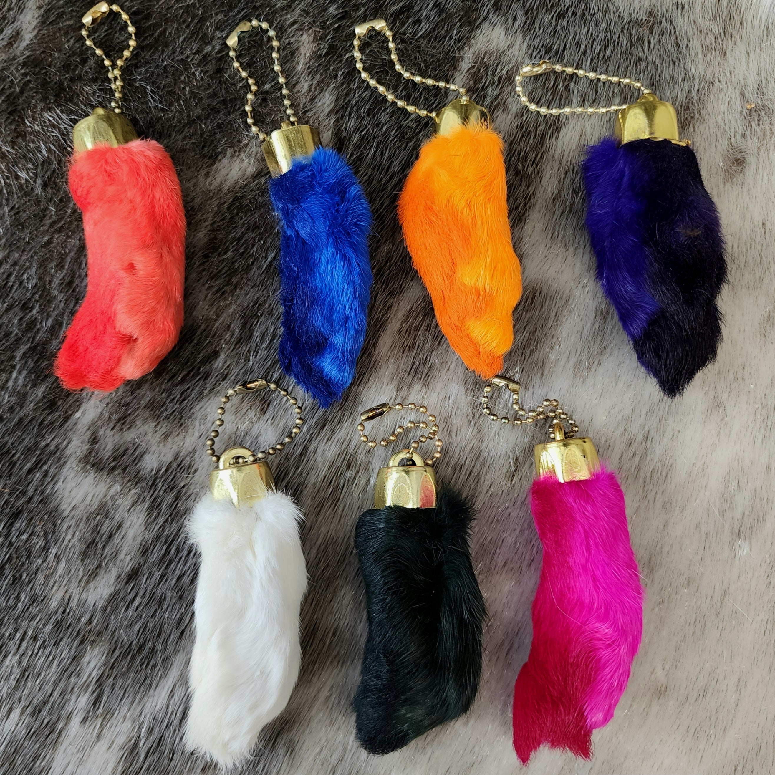 Luckly Rabbit Foot Lucky Rabbit Foot Keychains | SkullStore Inc.
