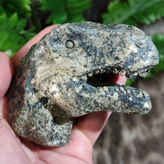 Carved Tyrannosaurus Rex, Pyrite