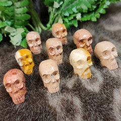 Human Skulls, Agate Carvings