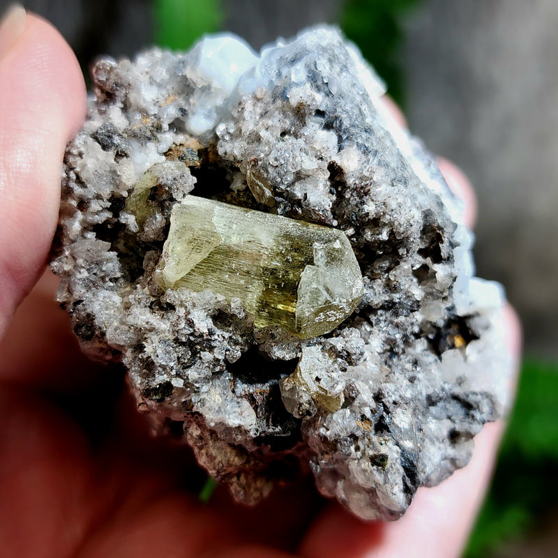 Apatite Crystals On Opal, Mexico F (2.25")