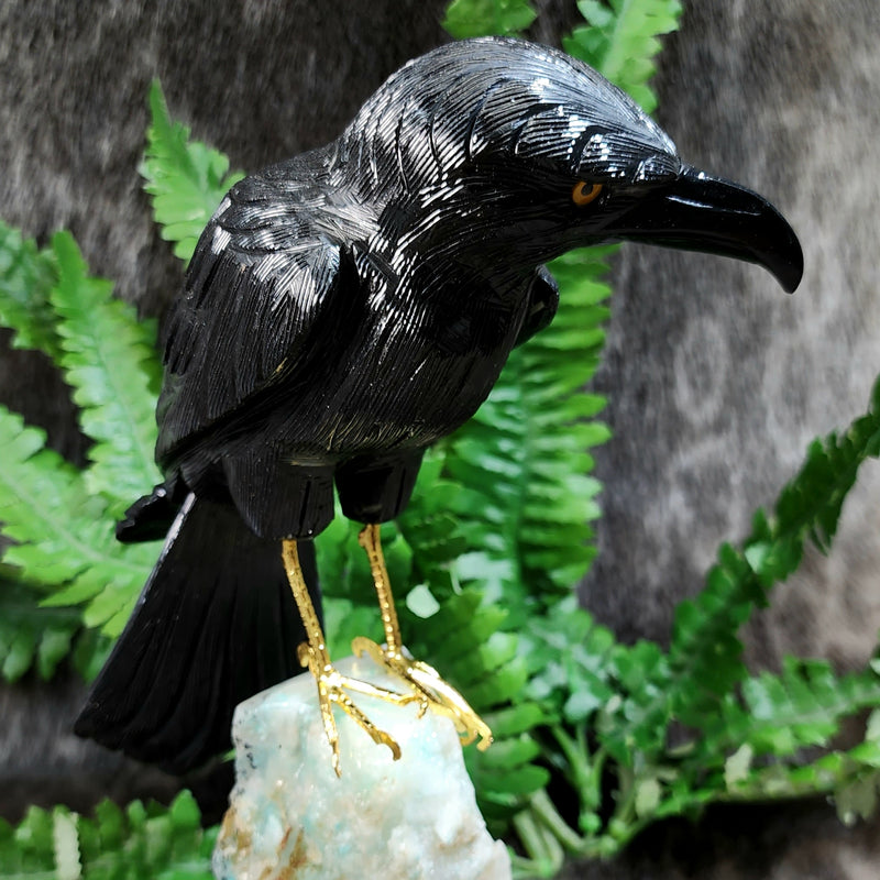 Onyx Carved Crows, XXL A