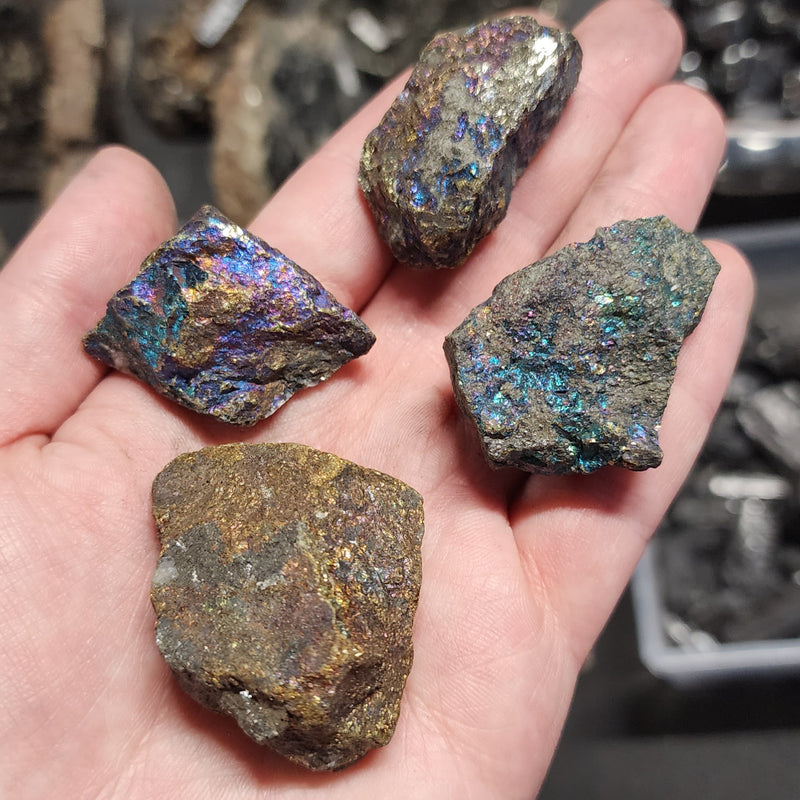 Chalcopyrite, Peacock Ore