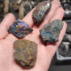 Chalcopyrite, Peacock Ore