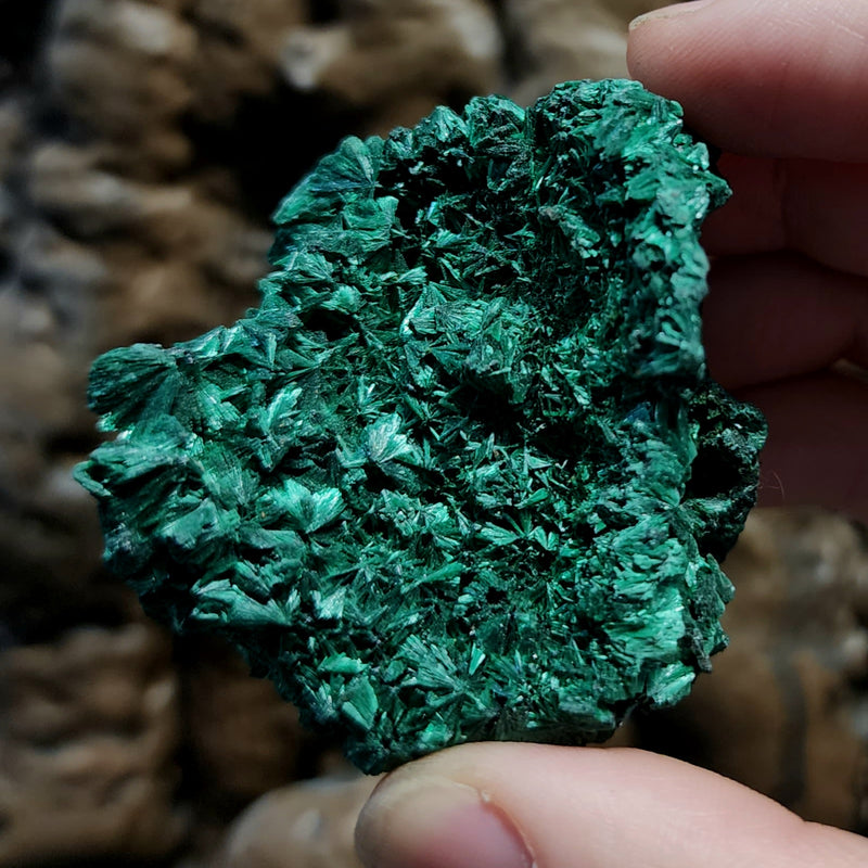 Fibrous Malachite