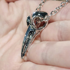Crow Skull Necklace