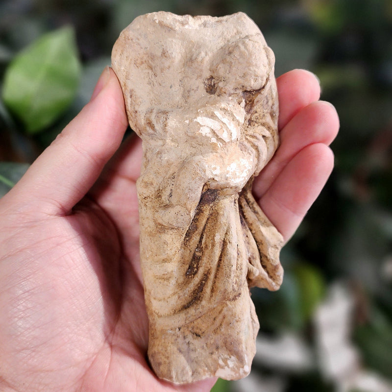 Ancient Parthian Woman & Child Statuette