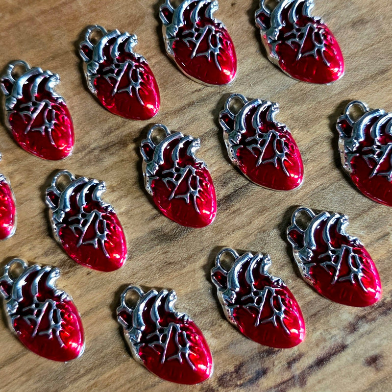 Red Heart Pendants