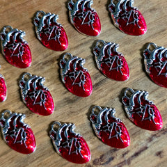Red Heart Pendants