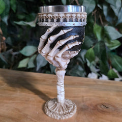 Skeleton Hand Goblet