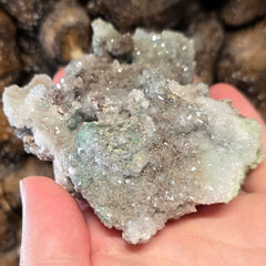 Blue Aragonite Cluster E (3.5