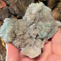 Blue Aragonite Cluster E (3.5