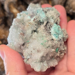 Blue Aragonite Cluster F (3