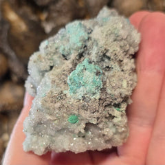 Blue Aragonite Cluster F (3