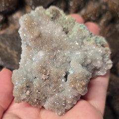 Blue Aragonite Cluster G (3
