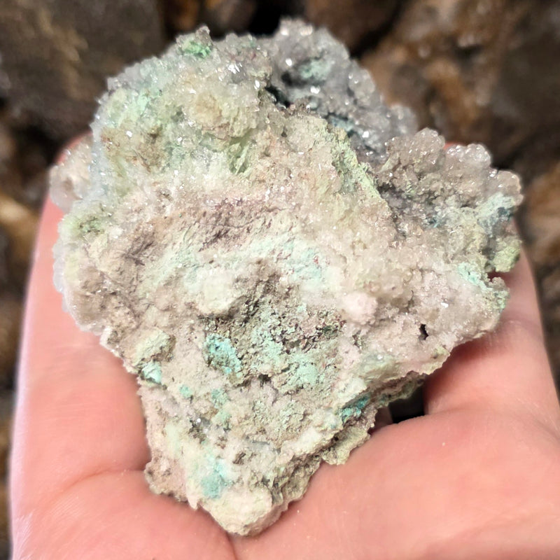 Blue Aragonite Cluster G (3")