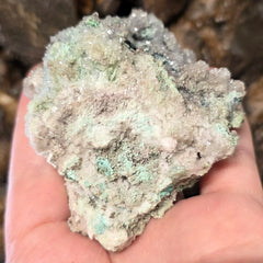 Blue Aragonite Cluster G (3