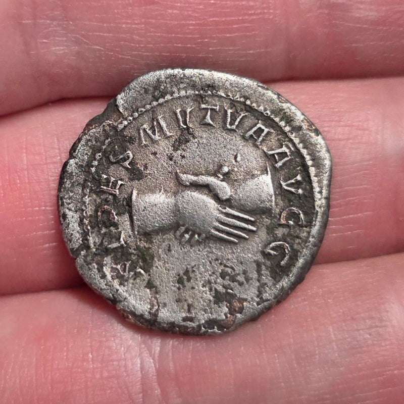 Ancient Roman Balbinus Silver Antoninianus Coin | SkullStore Inc.