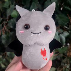 Vampire Bat Plushies, Grey