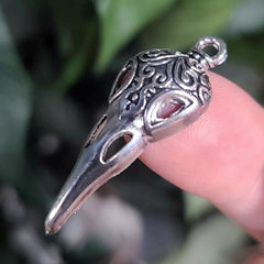Ornamental Bird Skull Pendants