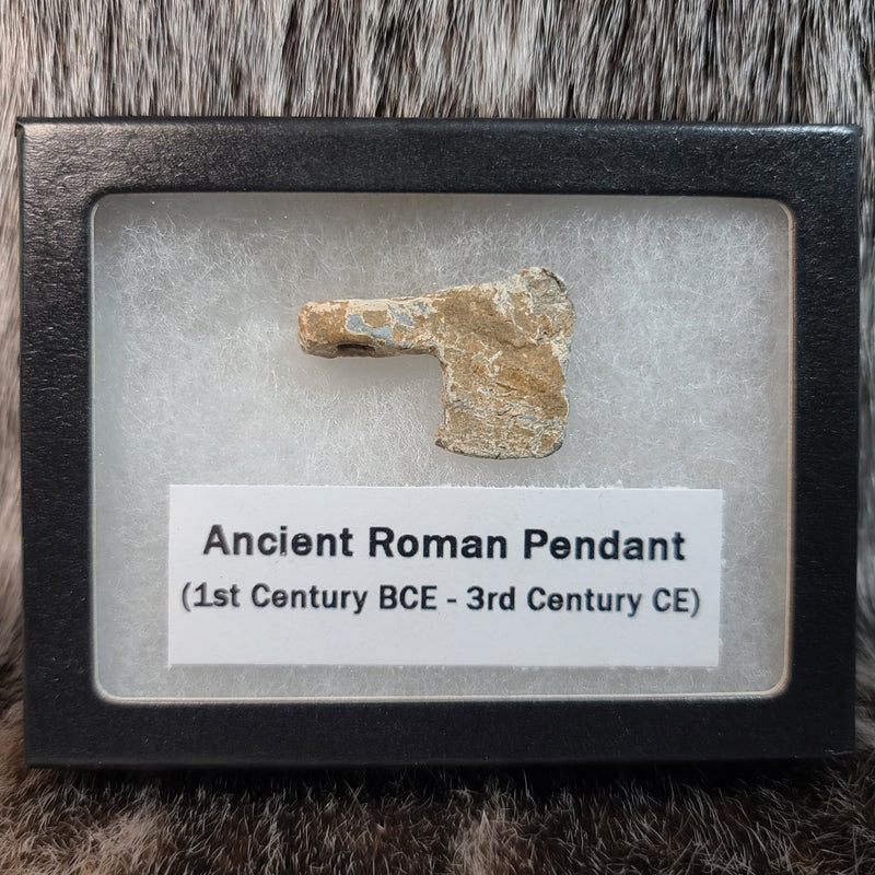 Ancient Roman Pendant, E (Axehead)