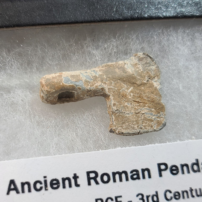 Ancient Roman Pendant, E (Axehead)