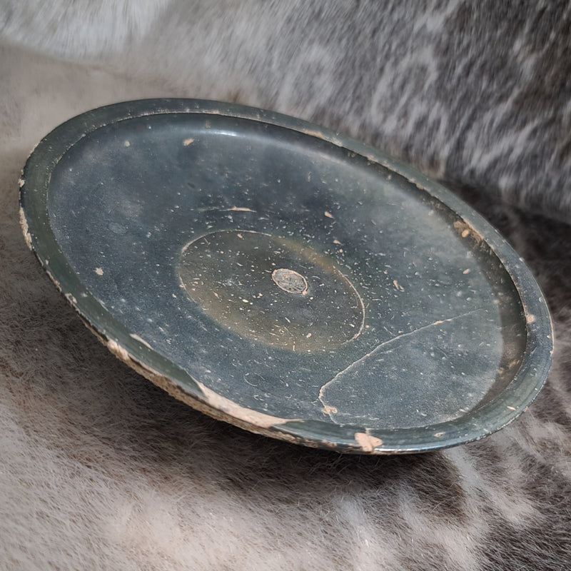 Ancient Greek Blackware Plate C (SALE)