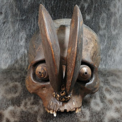 Dayak Ethnographic Skull, Tusks (SALE)