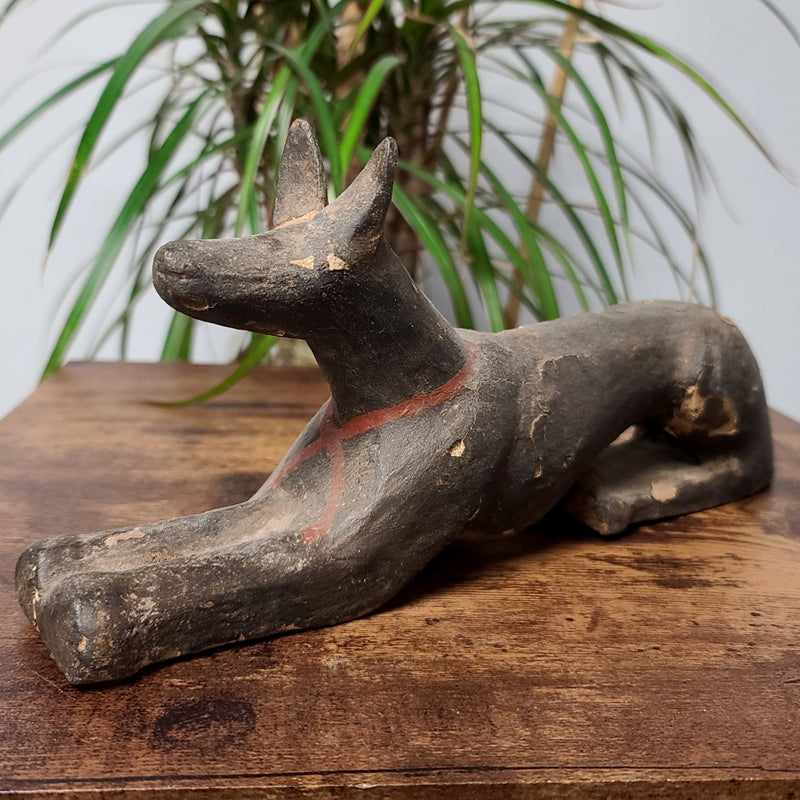 Ancient Egyptian Anubis Jackal Statuette (SALE)