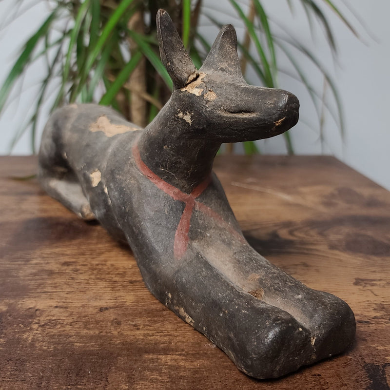 Ancient Egyptian Anubis Jackal Statuette (SALE)