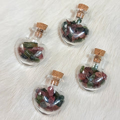 Watermelon Tourmaline Hearts