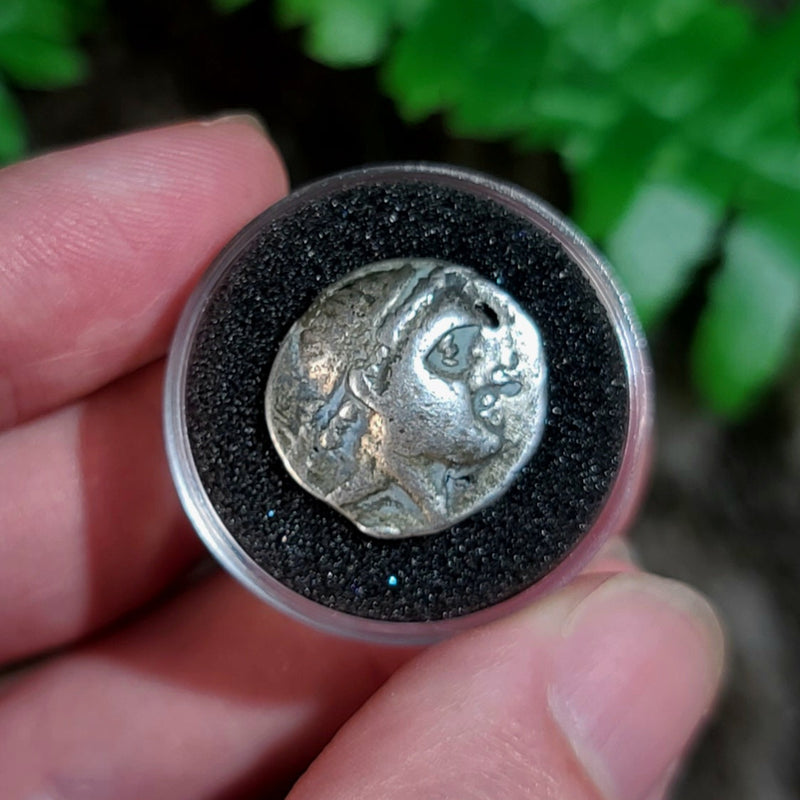 Greek Silver Drachma, King Antiochus III (Elephant Coin)