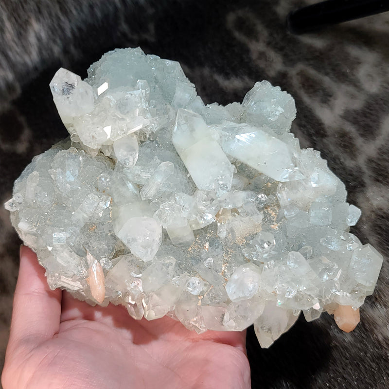 Stilbite & Apophyllite Crystals B
