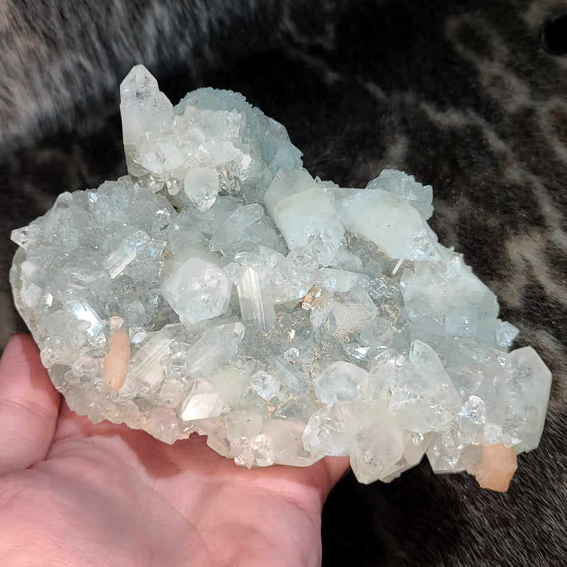 Stilbite & Apophyllite Crystals B