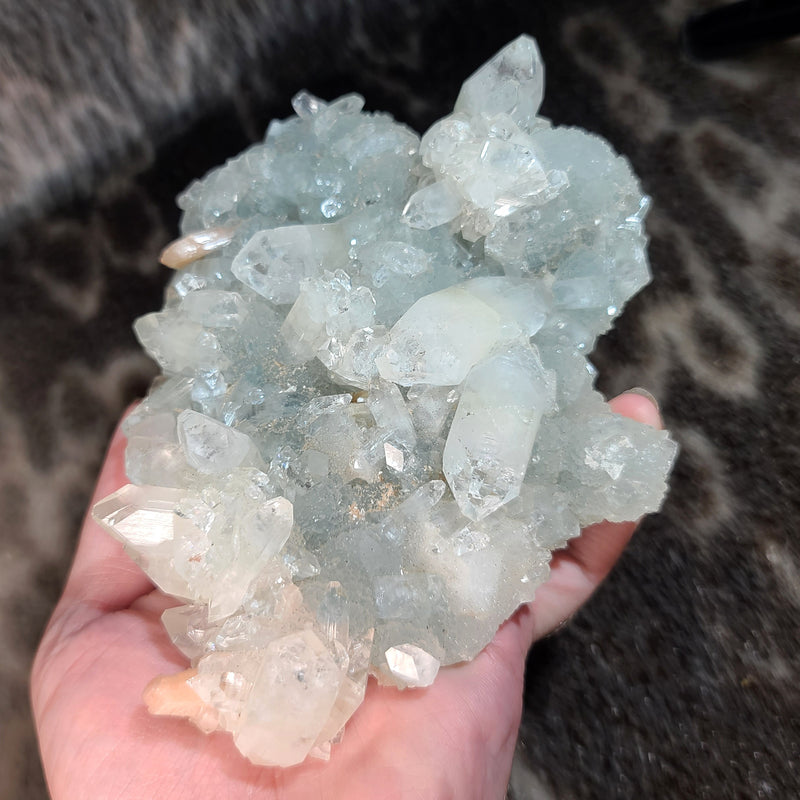 Stilbite & Apophyllite Crystals B