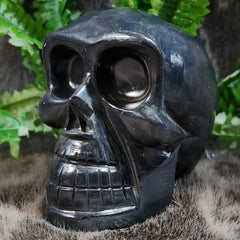 Carved Onyx Skull, XL