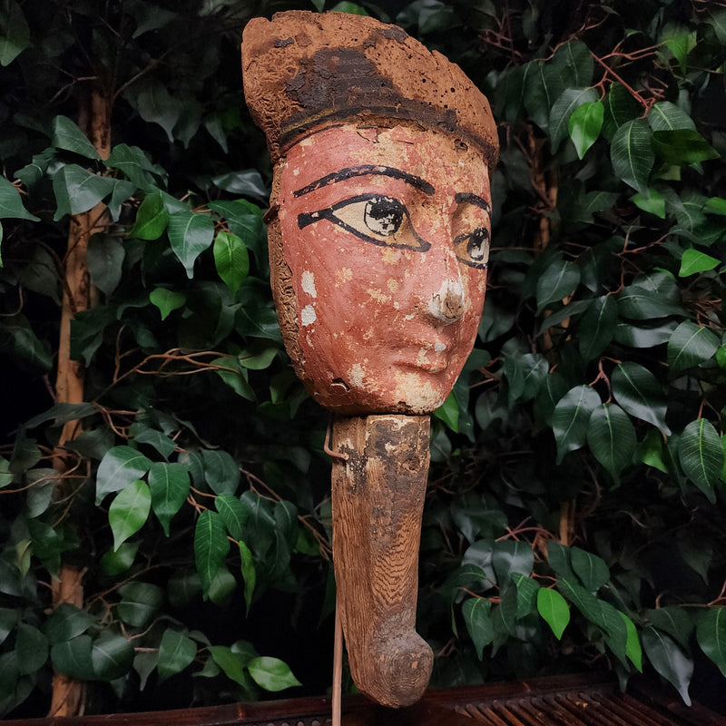 Ancient Egyptian Mummy Mask XL, Bearded