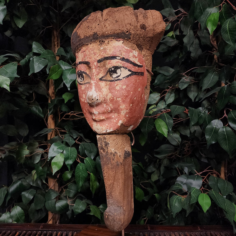 Ancient Egyptian Mummy Mask XL, Bearded
