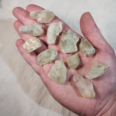 Green Hiddenite Crystals (.75-1