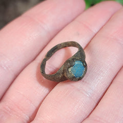 Byzantine Cabochon Ring L (Size 4)